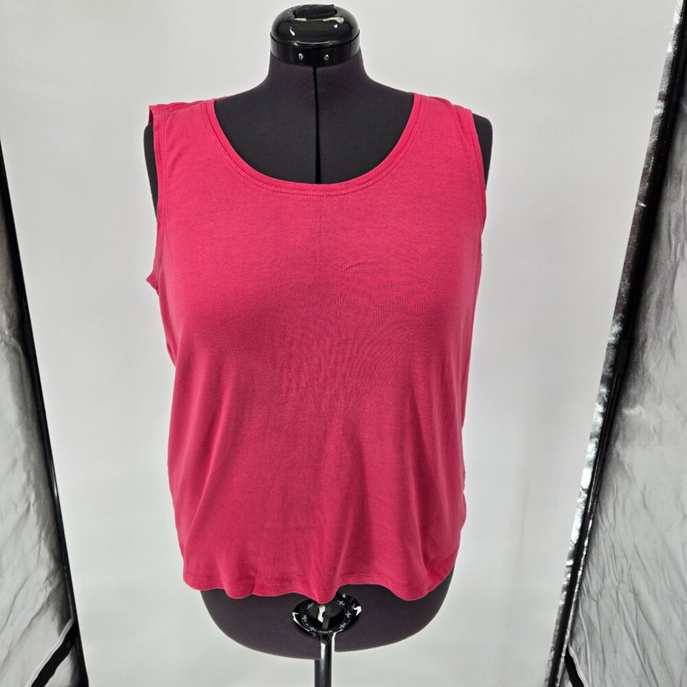 6325-10 Chico’s Pink sleeveless tank top shirt Size 3 XL 16/18